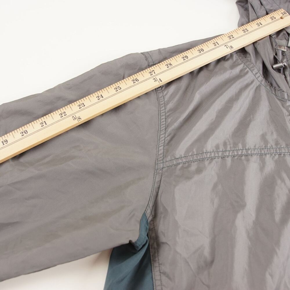 Club Ride Full Zip Reflective Detail Lightweight Windbreaker Gray Jacket Mens S - Picture 6 of 9